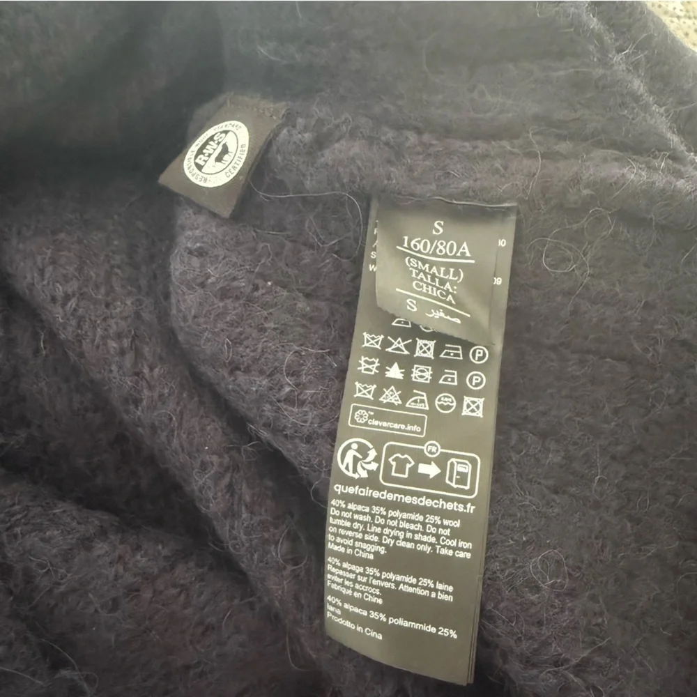 All Saints Selena Asymmetric Sweater, Alpaca Wool - Picture 15 of 16